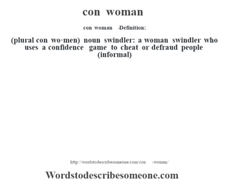 646.con|con woman meaning.